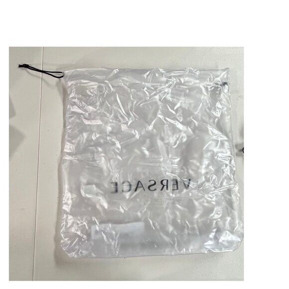 Versace Transparent Plastic Travel Bag - Designer Logo Tote - Stylish & Durable - Picture 3 of 4